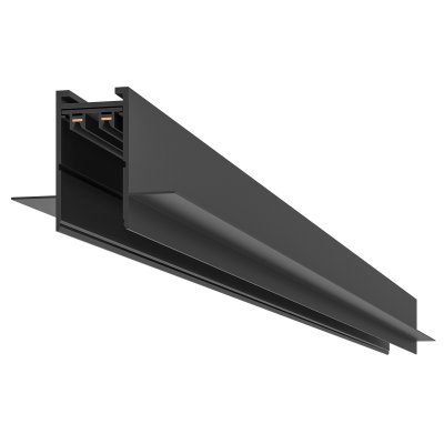 ST021.419.00H Шинопровод SKYLINE 220 встраиваемый ST-Luce Черный Длина 1 000мм SKYLINE 220