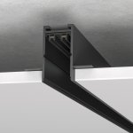 ST021.429.00H Шинопровод SKYLINE 220 встраиваемый ST-Luce Черный Длина 2 000мм SKYLINE 220