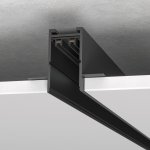 ST021.439.00H Шинопровод SKYLINE 220 встраиваемый ST-Luce Черный Длина 3 000мм SKYLINE 220