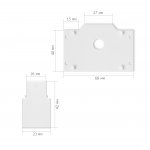 Комплектующие  магнитный St luce ST047.589.02 SKYLINE 48