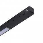 ST1360.436.20 Магнитный трековый светильник Черный LED 1*20W 3000K 1300Lm Ra>90 120 IP20 L606xW22xH4 SKYLINE 48
