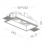 Светильник встраиваемый St luce ST262.518.02 Встраиваемые светильники