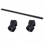 ST2652.430.02 Комплект трековый однофазный, черный, 2 светильника, 1 шинопровод, ST652.436.12, ST001 BASE