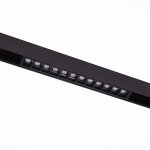 ST361.446.12.1 Магнитный трековый светильник Черный LED 1*12W 4000K 1009Lm Ra>90 36о IP20 L222xW22xH SKYLINE 48