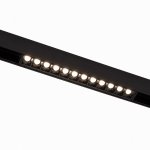 ST361.446.12.1 Магнитный трековый светильник Черный LED 1*12W 4000K 1009Lm Ra>90 36о IP20 L222xW22xH SKYLINE 48