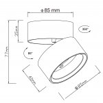 Светильник накладной St luce ST651.402.01 Накладные светильники