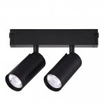 ST660.486.20H Св-к трек. SMART Черный LED 2*10W 2700K-6000K 1 440Lm Ra90 36° IP20 D50xH41 220V SKYLINE 220