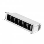 ST762.532.07 Св-к встр. белый LED 1*7W 3000K 550Lm Ra 24° IP20 L125xW30xH36 170-240VV Встраиваемые светильники