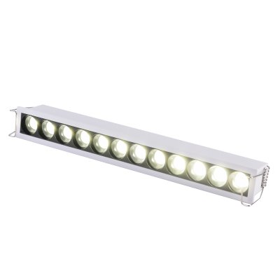 ST762.542.12 Св-к встр. белый LED 1*12W 4000K 1 200Lm Ra 24° IP20 L240xW30xH36 170-240VV Встраиваемые светильники