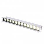 ST762.542.12 Св-к встр. белый LED 1*12W 4000K 1 200Lm Ra 24° IP20 L240xW30xH36 170-240VV Встраиваемые светильники
