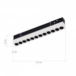 Светильник встраиваемый трековый St luce ST806.536.12 SKYLINE 48