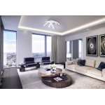 Люстра светодиодная черная TLAR3-51-07/B/3000К Лючера