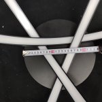 Люстра светодиодная черная TLAR3-51-07/B/4000К Лючера