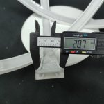 Люстра светодиодная белая TLAR3-51-07/W/4000К Лючера