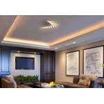 Люстра серая TTLCI8-51-01/Gr/4000К Лючера