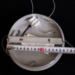 Люстра светодиодная серебристая TLRU1-50-01/S/4000К Лючера