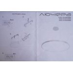 Люстра светодиодная серебристая TLRU1-70-01/S/4000К Лючера