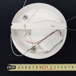 Люстра круглая белая диодная 700мм TLRU1-70-01/W/4000К Лючера