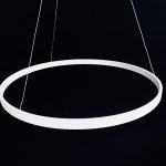 Люстра круглая белая диодная 700мм TLRU1-70-01/W/4000К Лючера