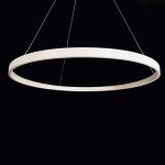 Люстра круглая белая диодная 700мм TLRU1-70-01/W/4000К Лючера