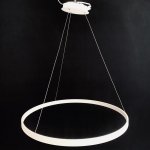 Люстра круглая белая диодная 700мм TLRU1-70-01/W/4000К Лючера