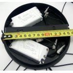 Люстра светодиодная черная TLRU2-40/50-01/B/4000К Лючера