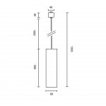 Трековый светильник Maytoni TR025-1-GU10-MG Focus