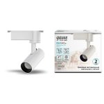 Светильник трековый Gauss цилиндр 8W 750lm 4000K 180-220V IP20 45*155мм белый линза 36? LED (TR077)