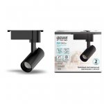 Светильник трековый Gauss цилиндр 8W 750lm 4000K 180-220V IP20 45*155мм черный линза 36? LED (TR078)