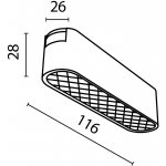 Трековый светильник Maytoni TR084-1-6W3K-W Basis Grid