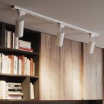 Светильник трековый Gauss цилиндр 8W 600lm 4000K 180-220V IP20 59*164мм белый линза 50? LED (TR089)