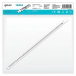 Шинопровод Gauss накладной 1м белый (с адаптером питания и заглушкой) (TR101)