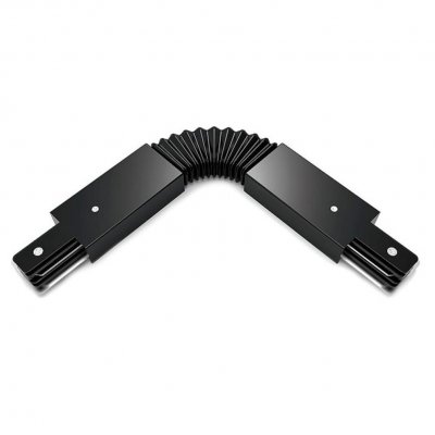 Коннектор Gauss для трековых шинопроводов гибкий (I) черный (TR117) Коннектор Gauss для трековых шинопроводов гибкий (I) черный (TR117)