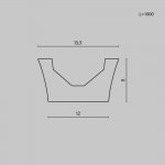 Комплектующие для трековой системы Maytoni TRA160MP-1B Accessories for tracks Elasity