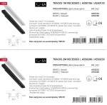 Шинопровод-трек встраиваемый 1м Arte Lamp A550106 черный TRACK ACCESSORIES