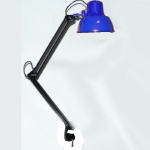 Настольная лампа со трубциной Трансвит Бета-К 60W Е27 синий