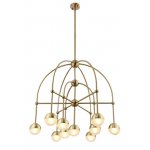 Люстра Crystal Lux TRUENA SP-PL6+3+1 BRONZE (3240/310)