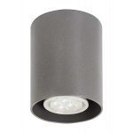 Светильник накладной Tubo6 P1 11, металл серый, H95мм/D60мм, 1 x GU10