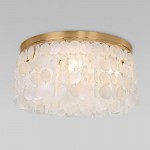 Умная потолочная люстра с перламутром 60084/5 латунь/перламутр Smart