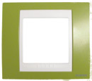 Рамка 1-ая MGU6.002.866 Фисташковый/белый