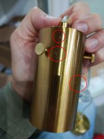 utsenka-SL1229.313.01 Подвес ST-Luce Латунь/Прозрачный GU10 1*5W TERNI