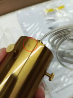 utsenka-SL1229.313.01 Подвес ST-Luce Латунь/Прозрачный GU10 1*5W TERNI