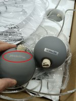 utsenka-SL1512.503.10 Светильник подвесной ST-Luce Белый,Серый,Красный/Белый G9 10*5W 4000K ESTRUZZO