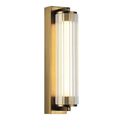 utsenka-SL6224.301.01 Светильник настенный ST-Luce Латунь/Прозрачный LED 1*8W 4000K BAMBOO