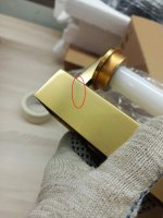 utsenka-SL6224.311.01 Светильник настенный ST-Luce Латунь/Прозрачный LED 1*20W 4000K BAMBOO