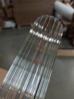 utsenka-SL6224.313.01 Светильник подвесной ST-Luce Латунь/Прозрачный LED 1*30W 4000K BAMBOO