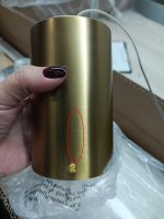 utsenka-SL6224.313.01 Светильник подвесной ST-Luce Латунь/Прозрачный LED 1*30W 4000K BAMBOO