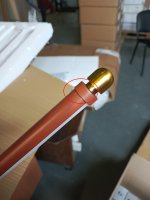 utsenka-SL6225.303.10 Светильник подвесной ST-Luce Латунь/Терракотовый, Белый LED 10*6,5W 3000K BRICK