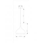 Подвесной светильник Moderli V1296-1P Eline 1*E27*60W