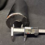 Плафон стекло тонированное зеркальное 110*220мм E27 (44мм посадка) Vitaluce V2967